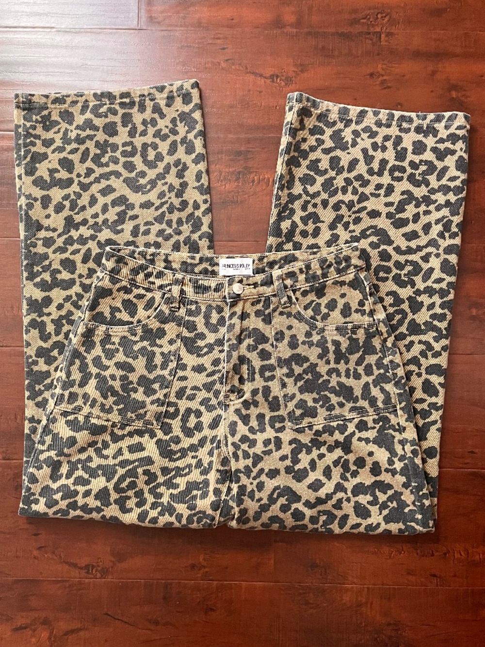 Princess Polly Leopard Jean